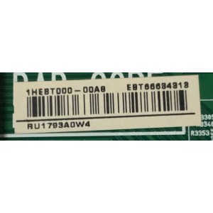 MAIN PARA TV LG NUMERO DE PARTE EBT66634313 / EAX69715101 / 1HEBT000-00A8 / RU1793A0W4 / PANEL NC650DQE-VSHP3 / MODELO 65UP7560AUD.BUSMLKR / 65UP7560AUD